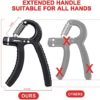 ALMAH Grip Strength Trainer,Forearm Strengthener,Hand Grip Strengthener Adjustable Resistance 11-132Lbs,Gripper Exerciser for Wrist Strengthener and Hand Therapy for Athletes - Image 3
