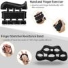 Grip Strength Trainer Counting Forearm Strengthener Workout Kit 5 Packs, Adjustable Resistance Hand Grip Strengthener 11-132 Lbs, Finger Exerciser, Finger Stretcher, Grip Ring, Stress Relief Grip Ball - Image 5