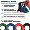 Kletra Outdoors Premium Set of 4 Teardrop Rings- Grip Strength Trainer Grips for a Complete Healthy Hand and Iron Grip- Hand Stretcher Hand Strengthener Donut Finger Training Climbing Fist Exerciser - Image 2