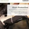 Cuisinart Silicone Oven Mitts, 2 Pack – Heat Resistant to 500 Degrees – Handle Hot Kitchen Items Safely – Non-Slip Silicone Grip Oven Gloves with Insulated Deep Pockets and Hanging Loop –Black - Image 4