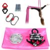 TOOL1SHOoo Aerial Yoga Studio Yoga Swing Kit Yoga Hammock Antigravity Pilates 400kg Enlarged Size 2.8 * 2.8m Aerial Yoga Swing Trapeze Sling Hammock Inversion Silks - Image 7