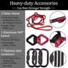 Dasking Heavy Bungee Resistance Band Set Gravity Yoga Bungee Cord Resistance Belt Set 4D Bungee Dance Rope Workout Fitness Home Gym Professional Training Equipment - Image 4