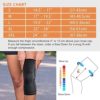 CAMBIVO 2 Pack Knee Braces for Knee Pain, Knee Compression Sleeve for Men and Women, Knee Support for Meniscus Tear, Running, Weightlifting, Workout, ACL, Arthritis, Joint Pain Relief - Image 2