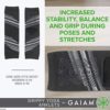 Gaiam Yoga Sock Anklets - Grippy Leg Warmer Ankle Socks for Yoga, Barre, Pilates, Dance, Aerobics - Image 3