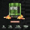 NITROSURGE Pre Workout Supplement - Endless Energy, Instant Strength Gains, Clear Focus, Intense Pumps - Nitric Oxide Booster & Powerful Preworkout Energy Powder - 30 Servings, Sour Peach Rings - Image 2