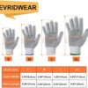 EvridWear Cotton Polyester String Knit Shell Safety Protection Work Gloves for Painter Mechanic Industrial Warehouse Gardening Construction Men & Women 12 Pairs, With One Side Dots, S Size - Image 6
