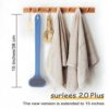 Surlees 2.0 Plus - Back Scrubber for Shower for Men Women Elderly, Bath Brush, Body Brush (15'', Blue) - Image 2