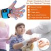 Finger Exerciser Finger Stretcher Finger Resistance Band Guitar Strength Trainer Reverse Grip Strengthener Climbing Exercise Equipment Finger Extensor Strengthener for Wrist Hand(Blue,40 LB) - Image 4