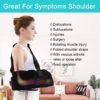 TANDCF bestlife Shoulder Abduction Sling with Removable Pillow & Exercise Ball, Shoulder & Arm Sling Immobilizer for Injury Support, Rotator Cuff, Surgery, Dislocated, Sublexion, Broken Arm - Image 7