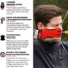 DMoose Archery Glove, Leather Gloves for Recurve & Compound Bow, Non-Slip Padded Tips for Grip Stability, Three Finger Protected Design Archery Finger tab, Archery Accessories for Men, Women & Youth - Image 2