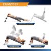 Marcy Apex Utility Bench Slant Board Sit Up Bench Crunch Board Ab Bench for Toning and Strength Training JD-1.2 - Image 6