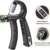 Daspom Grip Strength Trainer with Counter 2 Pack Hand Grip Strengthener with Adjustable Resistance 11-132 Lbs (5-60kg) Non-Slip Forearm Exerciser for Muscle Building and Injury Recovery Hand Rehabilitation - Image 3