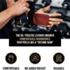 RooGrips - 2-Finger Durable Protective Leather Hand Grips, Gloves, Weightlifting and Gymnastics Grips, Non-Slip Pull Up Gloves for Men and Women - Image 5