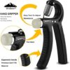 Wrzbest Hand Grip Strengthener Workout Kit Forearm Grip Strength Trainer for Basketball Training,Injury Rehabilitation,Athletes - Image 2