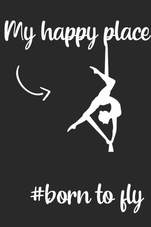My Happy Place:: Aerials Notebook Aerialist Practice Writing Diary Ruled Lined Pages Book 120 Pages 6 x 9 Gift for aerial silk aerial hoop and Circus performers