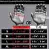 Work gloves Men Fingerless Mechanic Gloves Shock-Grip, Anti-Collision FOUR-AM For Men Women(1 Pair) - Image 8