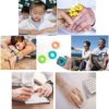 3 Resistance Levels Grip Strength Trainer,Hand Grip Strengthener,Forearm Exerciser Trainer Silicone Rings for Stress Relief & Rehabilitation - Image 6