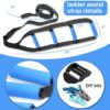 Homymusy Bed Ladder Assist，Pull up Helper and Sit up Helper with 4 Handle Grips (95 INCHES,1 Pack) - Image 3