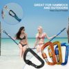 BEIFENG Heavy Duty Lightweight Locking Carabiner Clips 12KN D Ring for Camping Hiking Outdoor Gym etc, Carabiner with Lock Small Carabiners for Dog Leash & Harness - Image 5