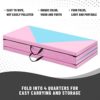 Outroad Gymnastics Mat 4' x 8' x 2"/4' x 10' x 2" Thickening Exercise Mat or Octagonal Tumbler Gymnastics Mat - Exercise Aerobics Mats Stretching Fitness for Home Gym Fitness - Image 4