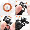 EZshoot Gun Sling 2 Point Sling with Swivels, Comfortable Neoprene Padded, Length Adjustable Rifle Sling for Outdoors Black - Image 6