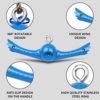 YAMIPROBI Ninja-Twister Swing Spins Set: Slackline Attachments - 360° Handle Twist-Spin Flips Toy Activate Ninja Powers - Ninja Warrior Accessories - Kids Ninja Hang Toys for Playground Backyard - Image 3