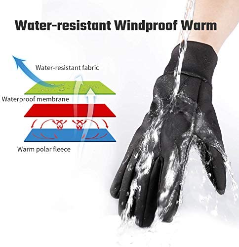 Winter Gloves Touch Screen Water Resistant Thermal for Running Cycling Driving Hiking Windproof Warm Gifts for Men and Women - Image 4
