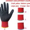 Latex Rubber Coated Safety Work Gloves with Non-slip Grip.Gardening Gloves.Multipurpose Work Gloves. - Image 2