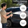 Flexi Hose Fireman’s Spray Nozzle with 10 Spray Modes - Heavy-Duty Water Nozzle with No-Slip Ergonomic Grip and Lever Handle - A High-Pressure Garden Hose Nozzle - Image 4
