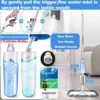 Spray Mop for Floor Cleaning Microfiber - Floor Mop with 2 Refillable Bottles 3 Washable Pads for Home Kitchen Hardwood Laminate Vinyl Tile Wood Reusable Wet Dry Mop - Image 2