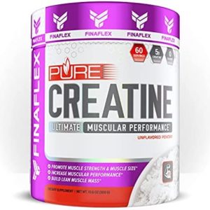 Pure CREATINE Powder Micronized Monohydrate, Build Lean Muscle Mass, Muscular Performance, Increase Size 5g Serving (Optimum Level), 60 SVG