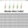 Skipaelf Sabiki Rigs Saltwater,14 Packs Fishing Lures Bait Rigs Set,Luminous Sabiki Rig with High Carbon Hooks,Soft Shrimp Real Fish Skin Fishing Rigs - Image 7
