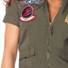 Leg Avenue Women's Licensed Top Gun Flight Dress Costume - Image 2
