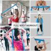 A AZURELIFE Resistance Bands, Professional Non-Latex Elastic Exercise Bands, 5 ft. Long Stretch Bands for PT, Yoga, Pilates, Rehab, at-Home or The Gym Workouts - Image 6