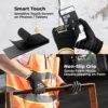 toolant Cut Resistant Work Gloves, ANSI Level A6, Touchscreen, Sandy Nitrile Coated Firm Grip, Cut Proof Protective Gloves for Automotive, Woodworking, Warehouse, Fishing, Gardening(1 Pair, Large) - Image 3