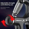 Grip Strength Trainer (2-piece), Grip Strength, Grip Strength Intensifier Resistance Adjustable 11-132 lbs (5-60kg), Hand Exerciser with Anti-slip Grip Strength, Perfect for Muscle Exercise and Injury Recovery of Musicians, Athletes and Programmers - Image 3