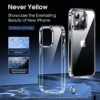 CASEKOO ClearPrime Series for iPhone 14 Pro Max Case, [Not Yellowing] [Military Drop Protection] Shockproof Protective Phone Cover 6.7 inch 2022, Crystal Clear - Image 2