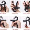 FYY Grip Strength Trainer, 2 Pack Hand Grip Strengthener with Adjustable Resistance 11-130 lbs Hand Exerciser for Forearm Strength Muscle Building and Injury Recover - Image 5