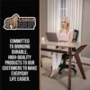 Gorilla Grip Desk Chair Mat, No Divots, Rolling Chairs Glide Easy, Heavy Duty Studded, Protects Carpeted Floor Under Desks, Transparent Mats for Office, Home and Gaming Floors, with Lip 48x36, Clear - Image 9