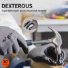 Vgo 10-Pairs Safety Work Gloves, Gardening Gloves, Non-slip Nitrile coating, Dipping Gloves (Size XL, Gray, NT2110) - Image 5