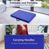 Giantex 6'x2'x1.6'' Thick Gymnastics Mat, Tri-Fold Folding Gymnastics Panel Mats w/Carrying Handles, Lightweight Anti-Tear Tumbling Mat, Folding Gymnastics Mats for Home, Gym - Image 2