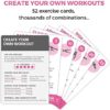 Arena Strength Booty Fitness Workout Cards- Instructional Fitness Deck for Booty Band Workouts, Beginner Fitness Guide for Resistance Band Training Exercises at Home. Includes Workout Routines. - Image 3