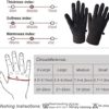 SUOYANA Winter Gloves Touch Screen Gloves Warm Waterproof Windproof Full Palm Non-Slip Lightweight for Women and Men Running,Walking,Cycling,Driving in Cold Weather - Image 7