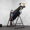XtremepowerUS Premium Gravity Inversion Therapy Table Back Pain Relief Heavy Duty Adjustable PU Leather Padded Cushion - Image 3