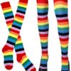 Rainbow Accessories Set, Include Bow-tie, Suspenders, Socks, Gloves, Bracelets (Adult Size1, Color 1) - Image 2