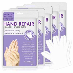 Hand Mask Moisturizing Glove - 5 pack, Hand Peel Mask Exfoliating Gloves, Hand Repair Glove for Dry Hands Treatment, Remove Dead Skin, Rough Skin