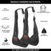 DEAGLE SPORTS Ab Straps for Men & Women Abdominal Muscle Builder Slings for Home Gym Pull Up Bar Core Abs Strength Trainer Stimulator Fitness Exercise Workout Equipment - Image 2