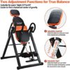 Teclor Inversion Table for Back Pain Relief, 350 lbs Capacity Strength Training Inversion Equipment, Decompression Table for Pain Therapy Training with Safe Belt & Comfortable Ankle Holders - Image 5
