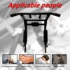 BDL Wall Mounted Pull Up Bar Chin Up bar Multifunctional Dip Station for Indoor Home Gym Workout, Power Tower Set Training Equipment Fitness Dip Stand Supports to 440 Lbs - Image 6