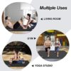 YUREN Large Yoga Mat Thick 1/2 Inch Exercise Mat 6'x4' Double Wide Workout Mat for Home Gym Floor Pilates Stretch - Image 5